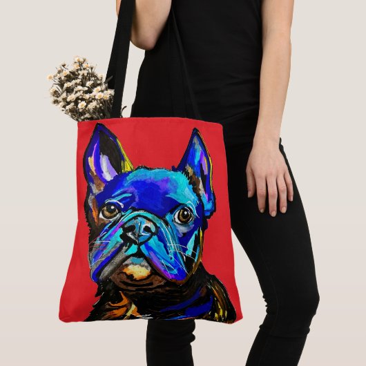 Canvas tas van Bulldog (Dichtbij)