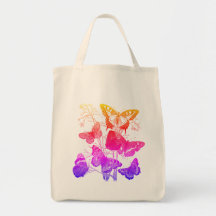  Canvas tas van Butterflies