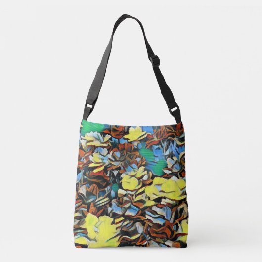 Canvas tas van de anjer met dromen (Achterkant)