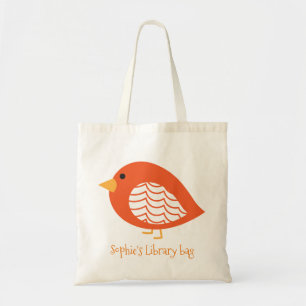 Canvas tas van de bibliotheek van het kind van kle