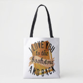 Canvas tas van de boekoverlaag, Bibliophile Bag le (Voorkant)
