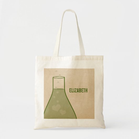 Canvas tas van de flitsbeker, groen (Voorkant)