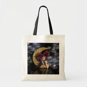canvas tas van de gothische maanfee, schattige got
