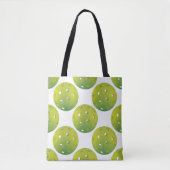 Canvas tas van de Groene Pickleballen (Voorkant)