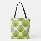 Canvas tas van de Groene Pickleballen (Achterkant)