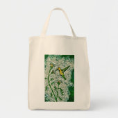 Canvas tas van de kerrie met Hummingbird (Voorkant)