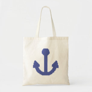 Canvas tas van de kustkonijnse marine Anchor