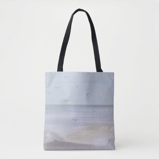 Canvas tas van de kuststrand van Shoreline Beach W (Voorkant)