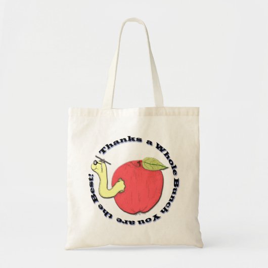 Canvas tas van de leraar Apple (Voorkant)