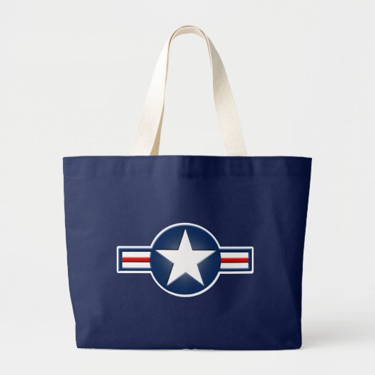 Canvas tas van de Logo van de luchtmacht (Voorkant)