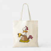Canvas tas van de prijs Chicken (Achterkant)