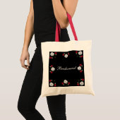 Canvas tas van de Rood- en Witte Rozen bruiloft (Voorkant (product))