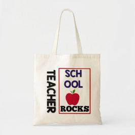 Canvas tas van de School Rocks van de leraar
