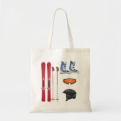 Canvas tas van de skiuitrusting (Voorkant)