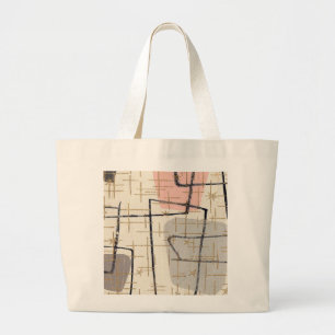 Canvas tas van de Stof van het midden van de eeuw