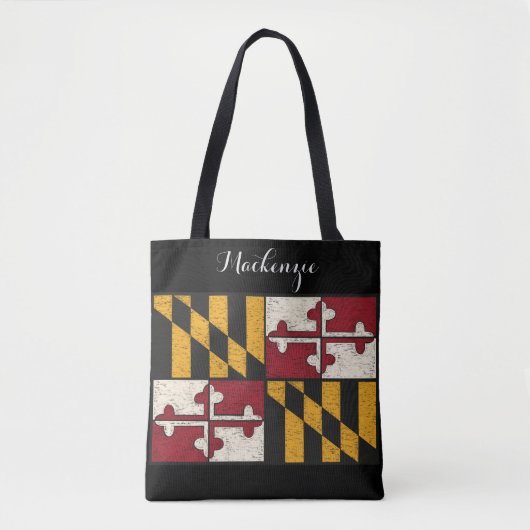 Canvas tas van de vlag van de deelstaat Maryland i (Voorkant)
