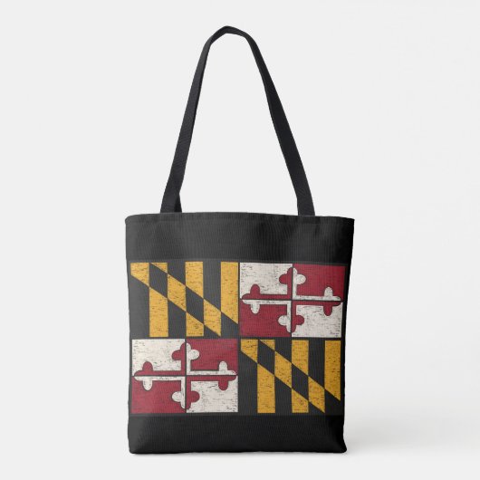 Canvas tas van de vlag van de deelstaat Maryland i (Achterkant)