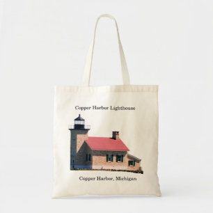Canvas tas van de vuurtoren van de koperen haven