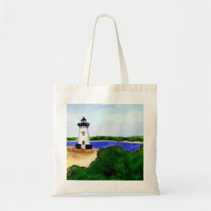 Canvas tas van de vuurtoren van Edgartown