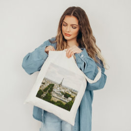 Canvas tas van de waterverf naar Parijs