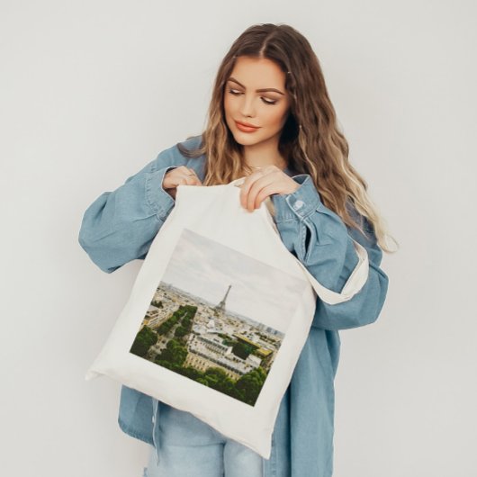 Canvas tas van de waterverf naar Parijs