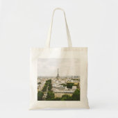 Canvas tas van de waterverf naar Parijs (Voorkant)