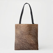 Canvas tas van dierenbont (Voorkant)