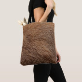 Canvas tas van dierenbont (Dichtbij)