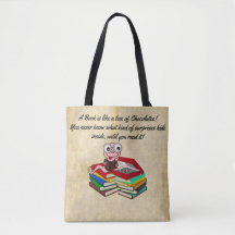 Canvas tas van favoriete boekenliefhebbers