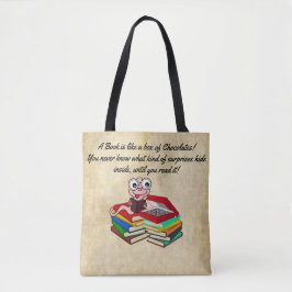 Canvas tas van favoriete boekenliefhebbers
