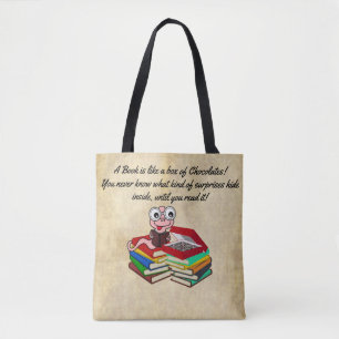 Canvas tas van favoriete boekenliefhebbers