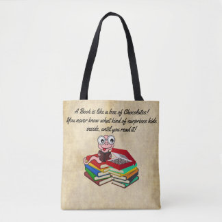 Canvas tas van favoriete boekenliefhebbers