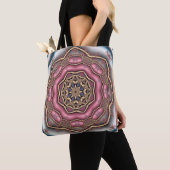 canvas tas van fractale rozen (Dichtbij)