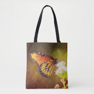 Canvas tas van gebilderde Monarch Butterfly