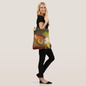 Canvas tas van gebilderde Monarch Butterfly (Op model)