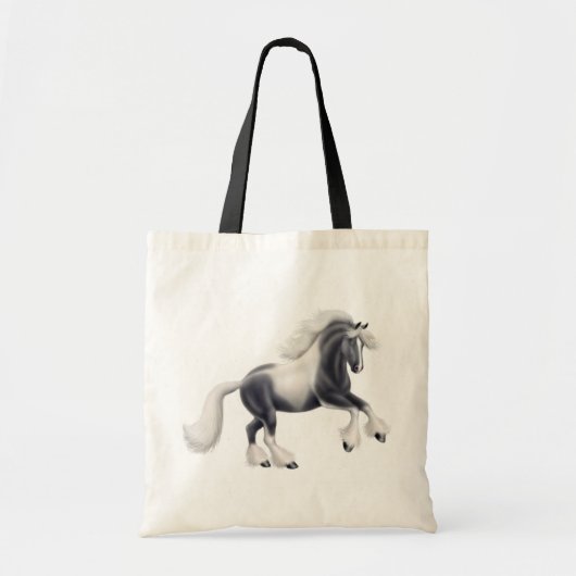 Canvas tas van Gypsy Cob. Vanner Horse (Voorkant)