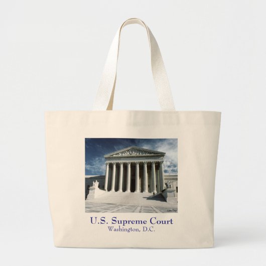 Canvas Tas van het Amerikaanse Hooggerechtshof (Voorkant)