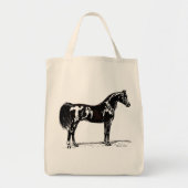 Canvas tas van het Arabisch paard (Voorkant)