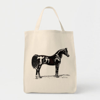 Canvas tas van het Arabisch paard