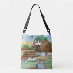 Canvas tas van het Cubaanse dorp