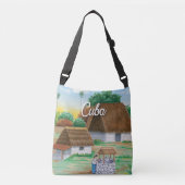 Canvas tas van het Cubaanse dorp (Voorkant)