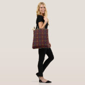 Canvas tas van het Ethiopische stampatroon (Op model)