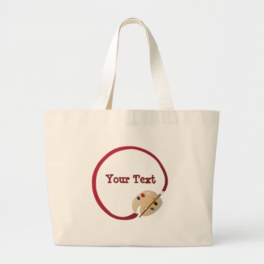 Canvas tas van het palet van kunstenaars (Voorkant)