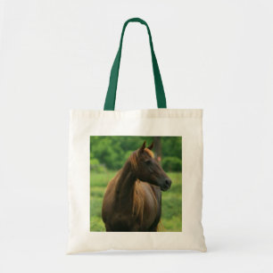 Canvas tas van kastanjepaarden