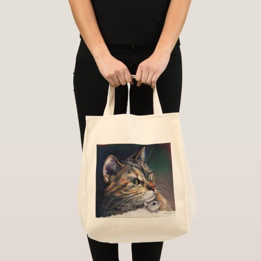 Canvas tas van kat en muis (Voorkant (product))