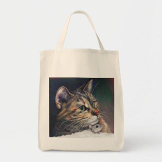 Canvas tas van kat en muis