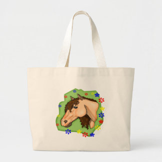 Canvas tas van Kinder paarden