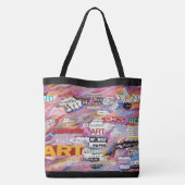 Canvas tas van kunstenaar (Achterkant)