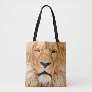 Canvas tas van leeuwengezicht