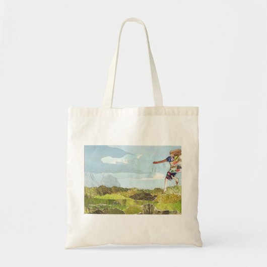 Canvas tas van lekkend meisje (Voorkant)